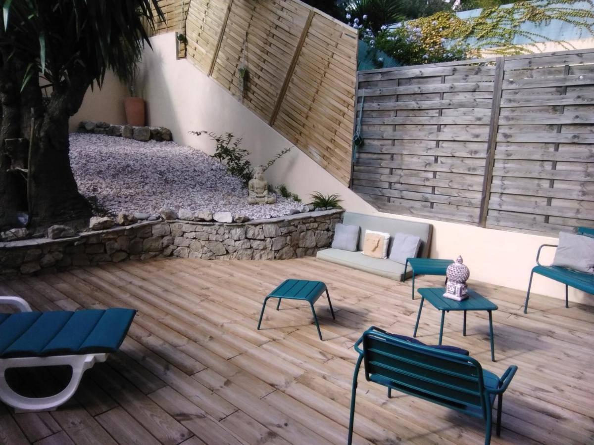 Nice- Gairaut - Jardin Prive- Grand F1 Lumineux-Piscine Collective Dış mekan fotoğraf